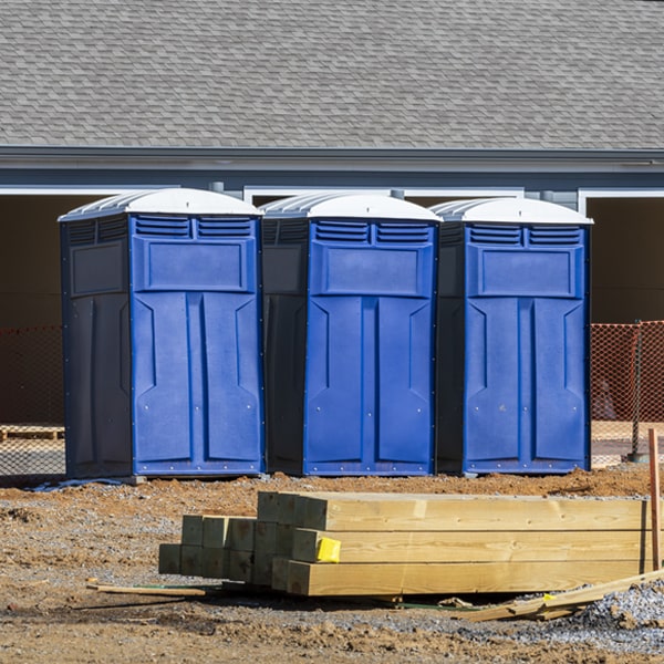 how do you dispose of waste after the portable restrooms have been emptied in Deland